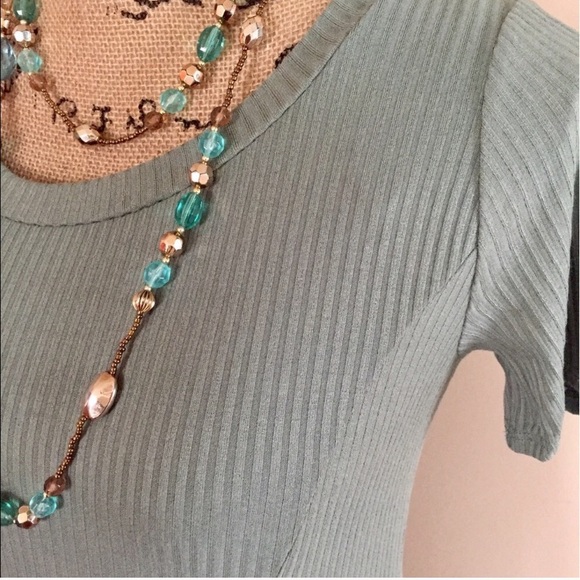 Ribbed tunic top - Picture 4 of 5